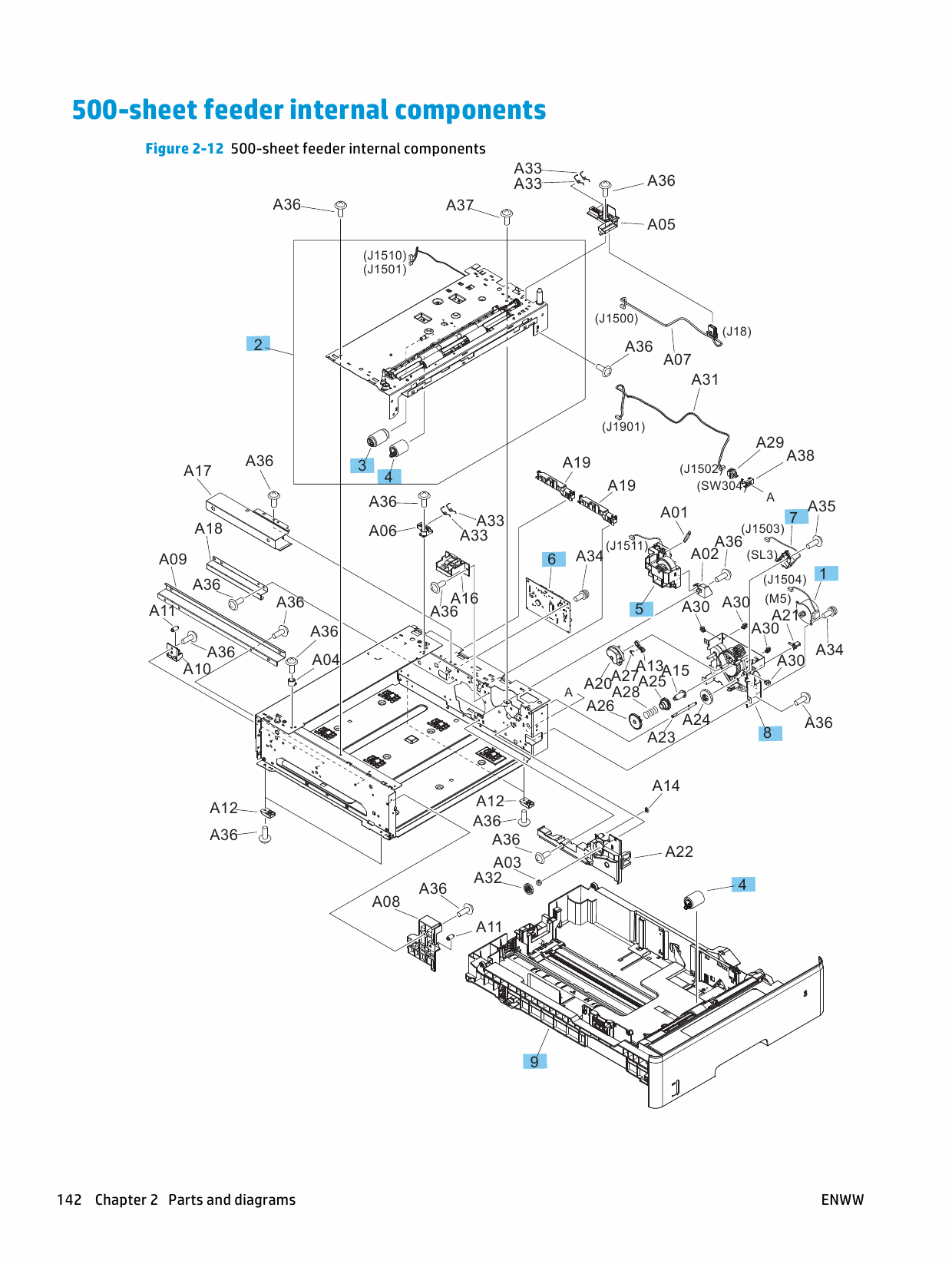 HP LaserJet Pro-MFP M435nw Parts and Repair Guide PDF download-5